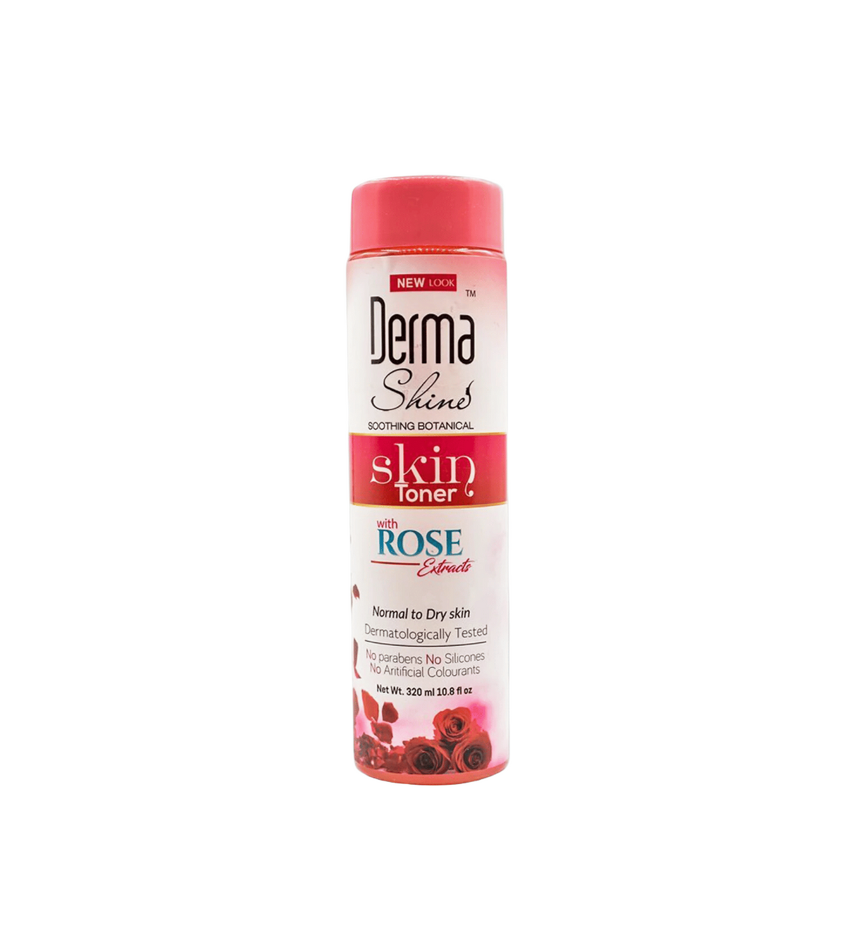 derma shine skin toner rose 320ml