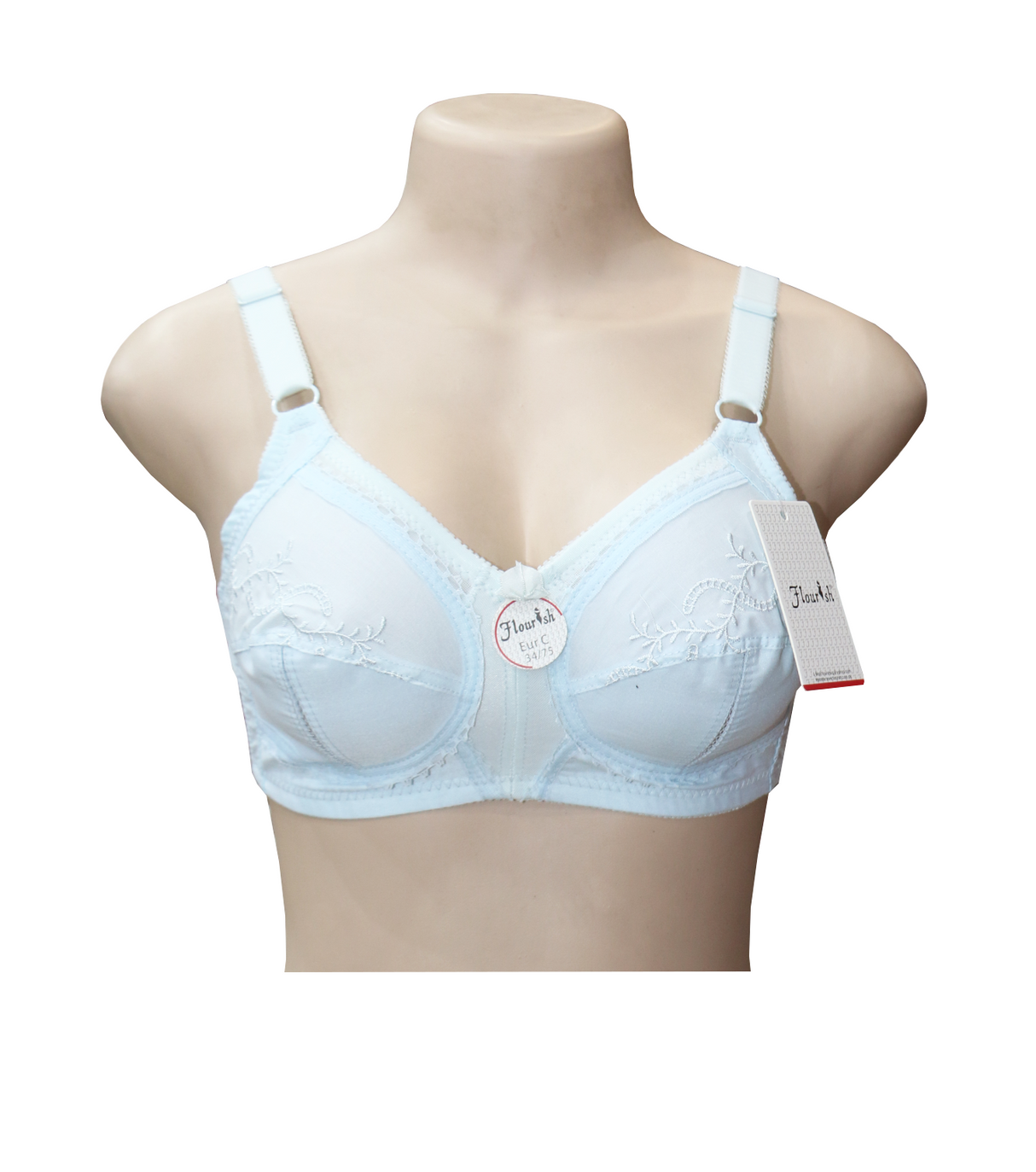 bra flourish citin sky blue 40dd
