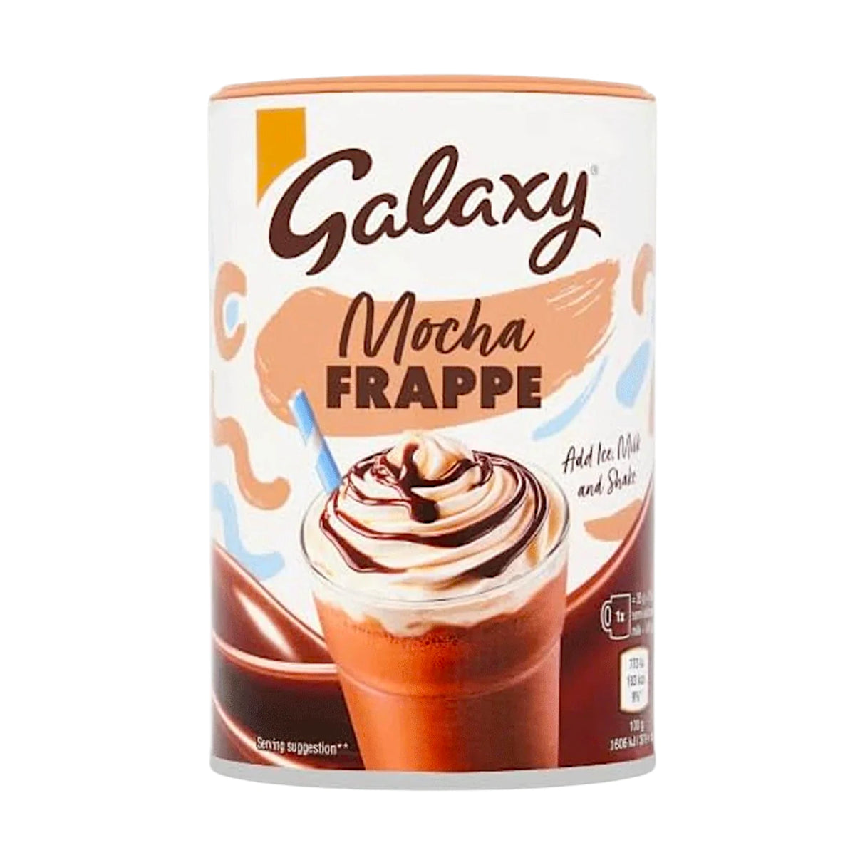 galaxy frappe powder mocha 280g