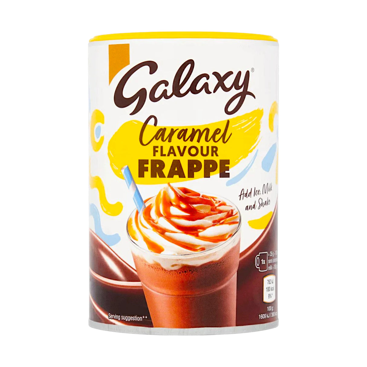 galaxy frappe powder caramel 280g