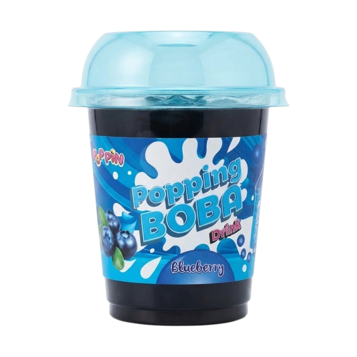 poppin popping boba drink blueberry 280ml