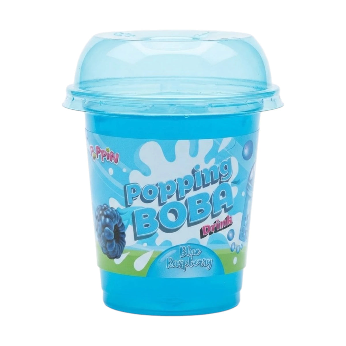 poppin popping boba drink blue raspberry 280ml