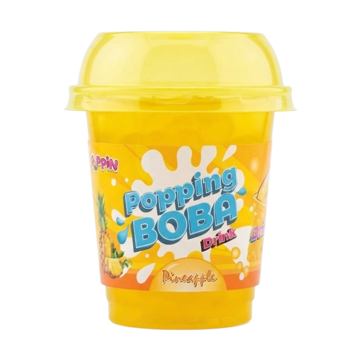 poppin popping boba drink pineapple 280ml