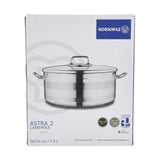 korkmaz ss casserole 9.5l induction base turkey a2027