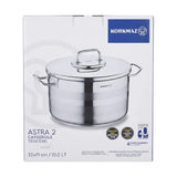 korkmaz ss casserole 15l induction base turkey a2029
