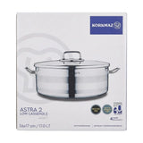 korkmaz ss casserole 17l induction base turkey a2039