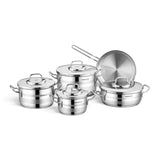korkmaz ss kitchen set 9pc induction base turkey a1959