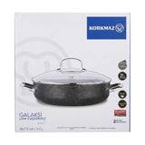 korkmaz nonstick fish pot 4.5l induction base turkey a2958