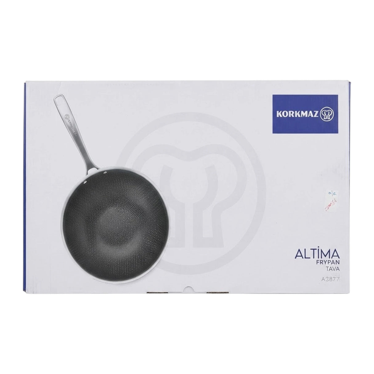korkmaz nonstick ss fry pan 28cm induction base turkey a3877