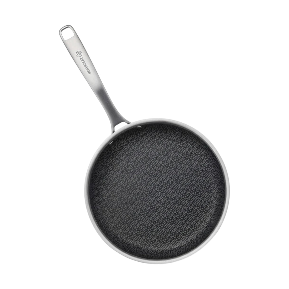 korkmaz nonstick ss fry pan 28cm induction base turkey a3877