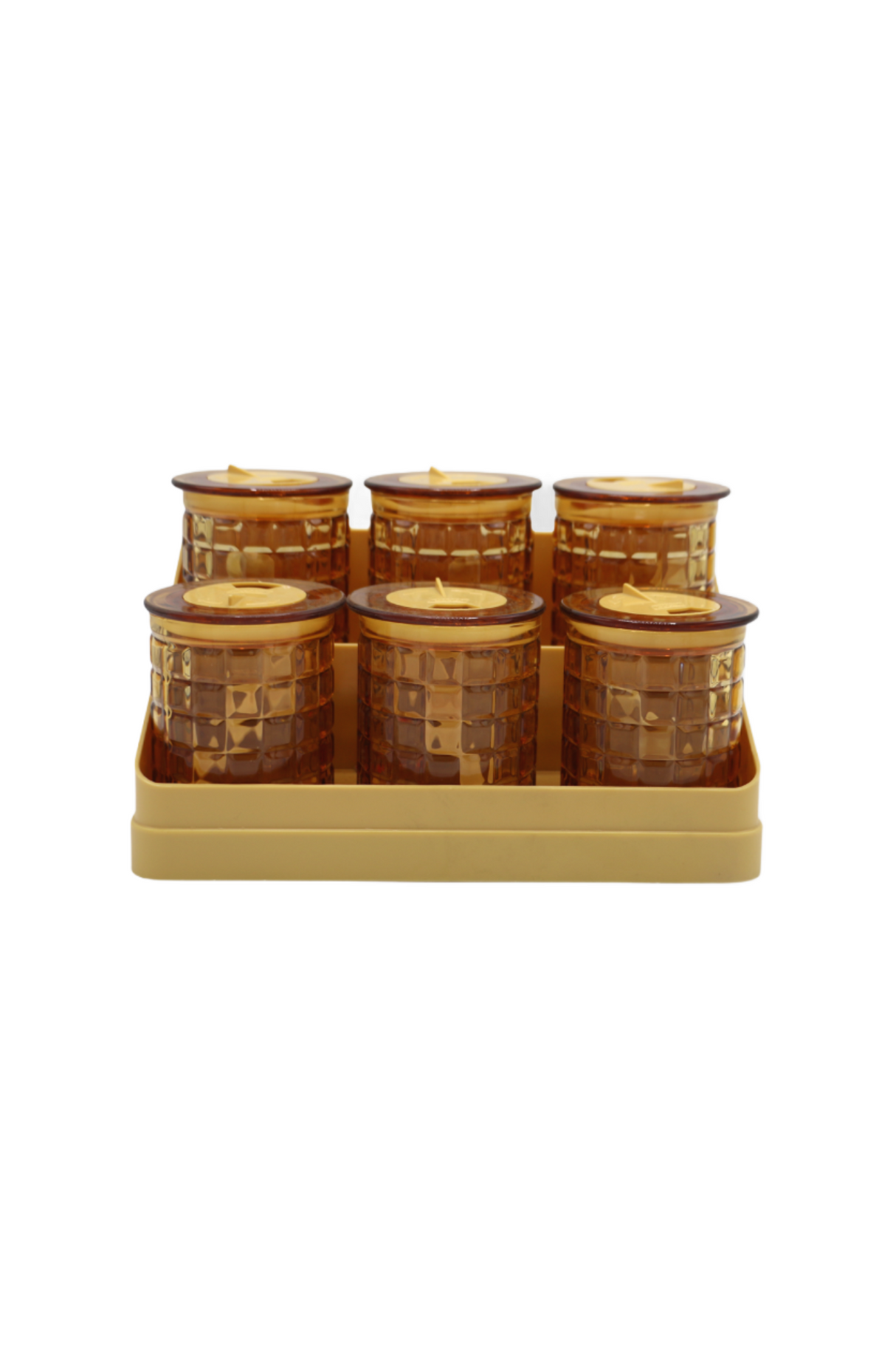 plastic spice jar 7pc iran 229