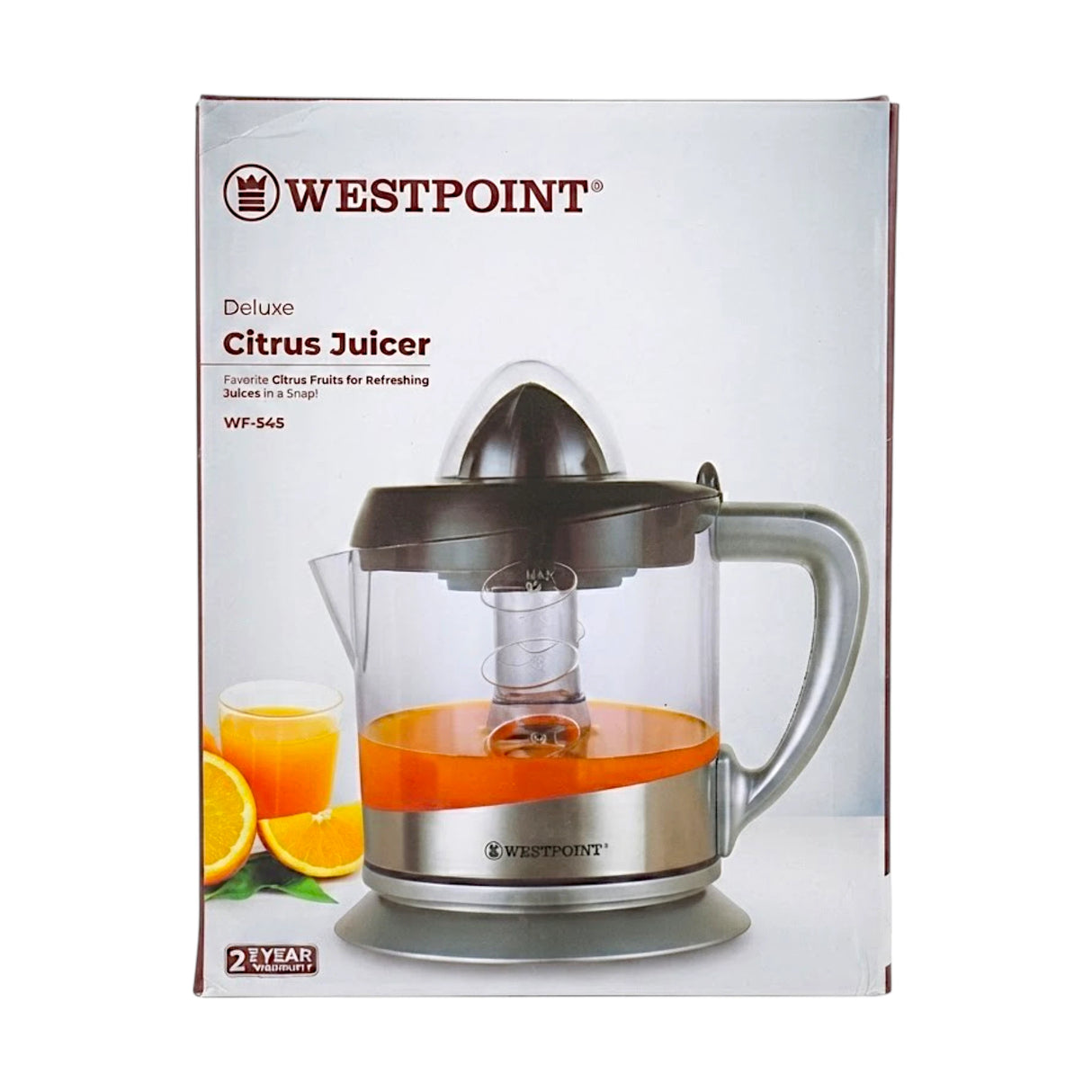 westpoint deluxe citrus juicer 545