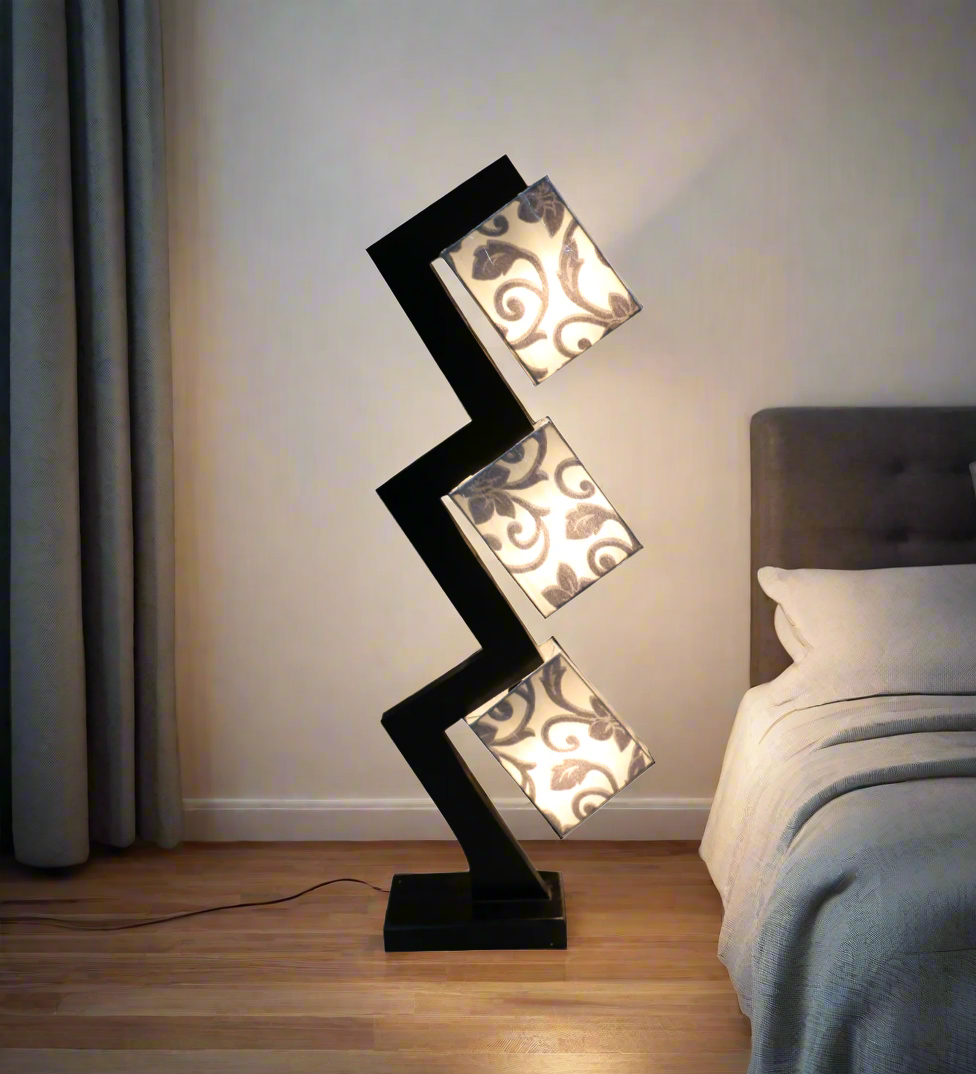 floor lamp wood 777 48"x12" d718