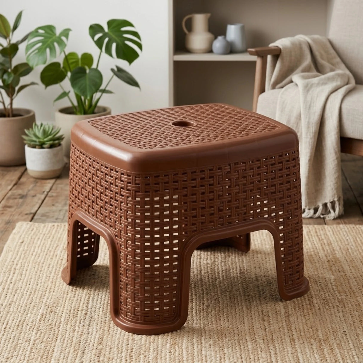 plastic bath stool luxury pak
