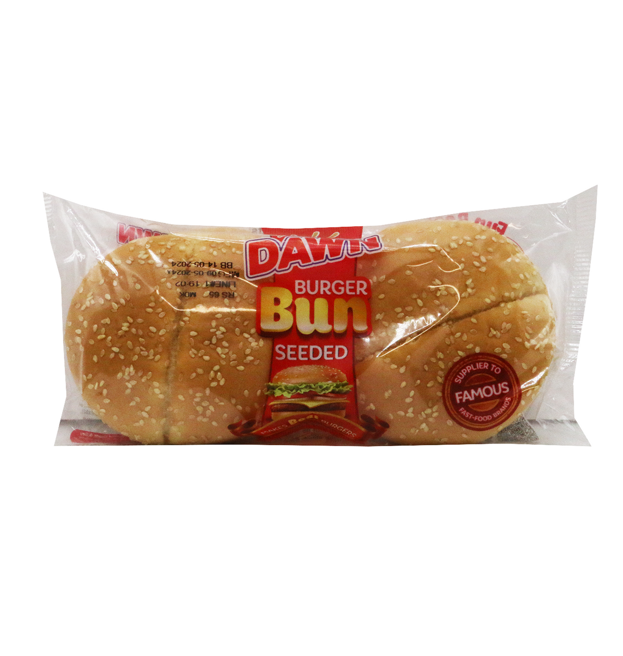 dawn burger bun 2pcs 110g