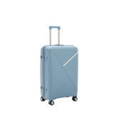 fiber luggage trolley travel bag 2 handle 24" china d809