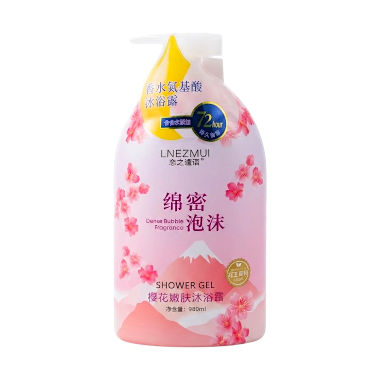 lnezmui shower gel sakura skin 980ml china