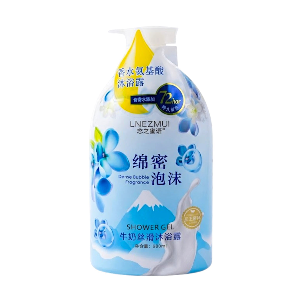 lnezmui shower gel milky silky smooth 980ml china