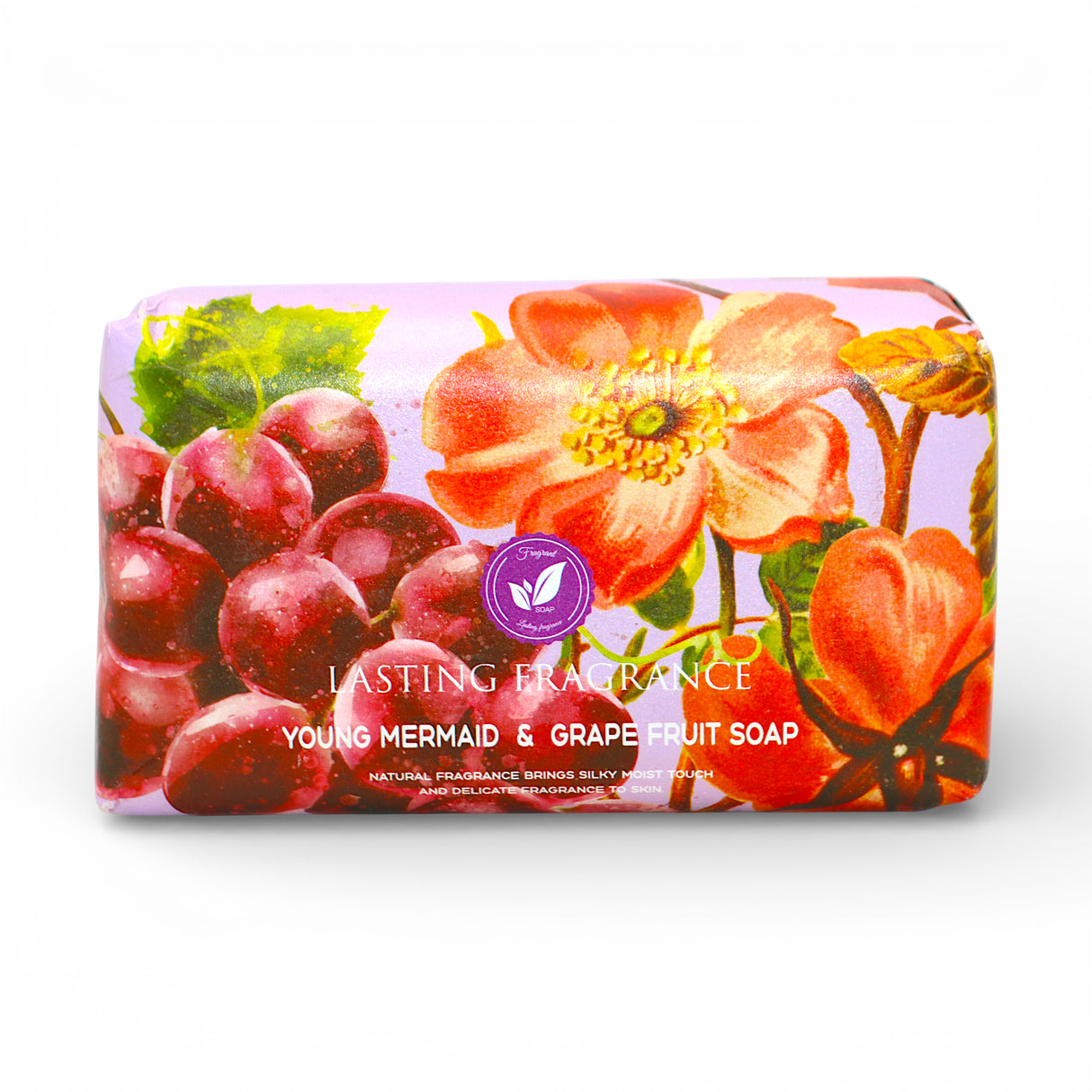 yuelijia perfume fruit soap yound mermaid & grape 250g china