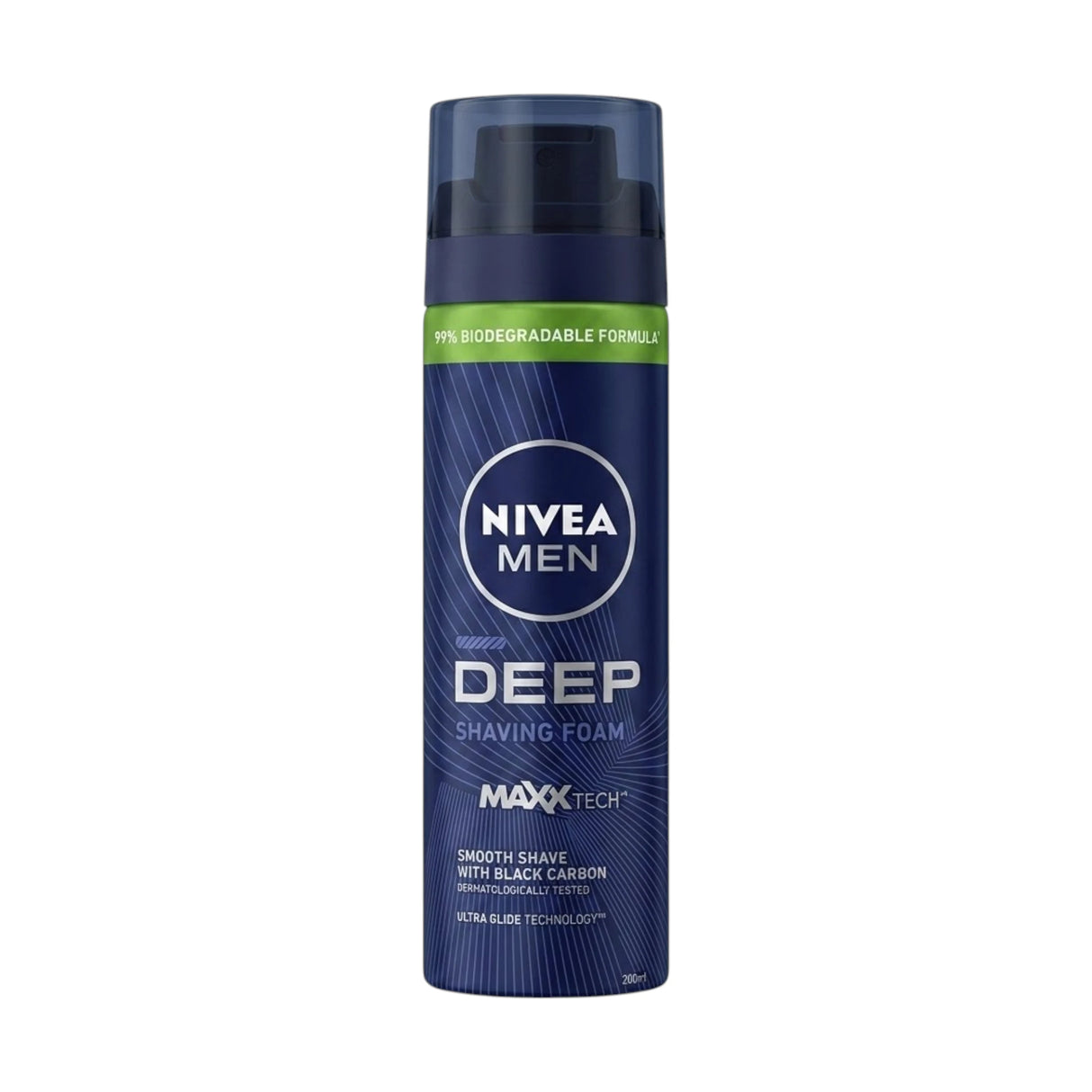 nivea men shaving foam deep maxx tech 200ml italy