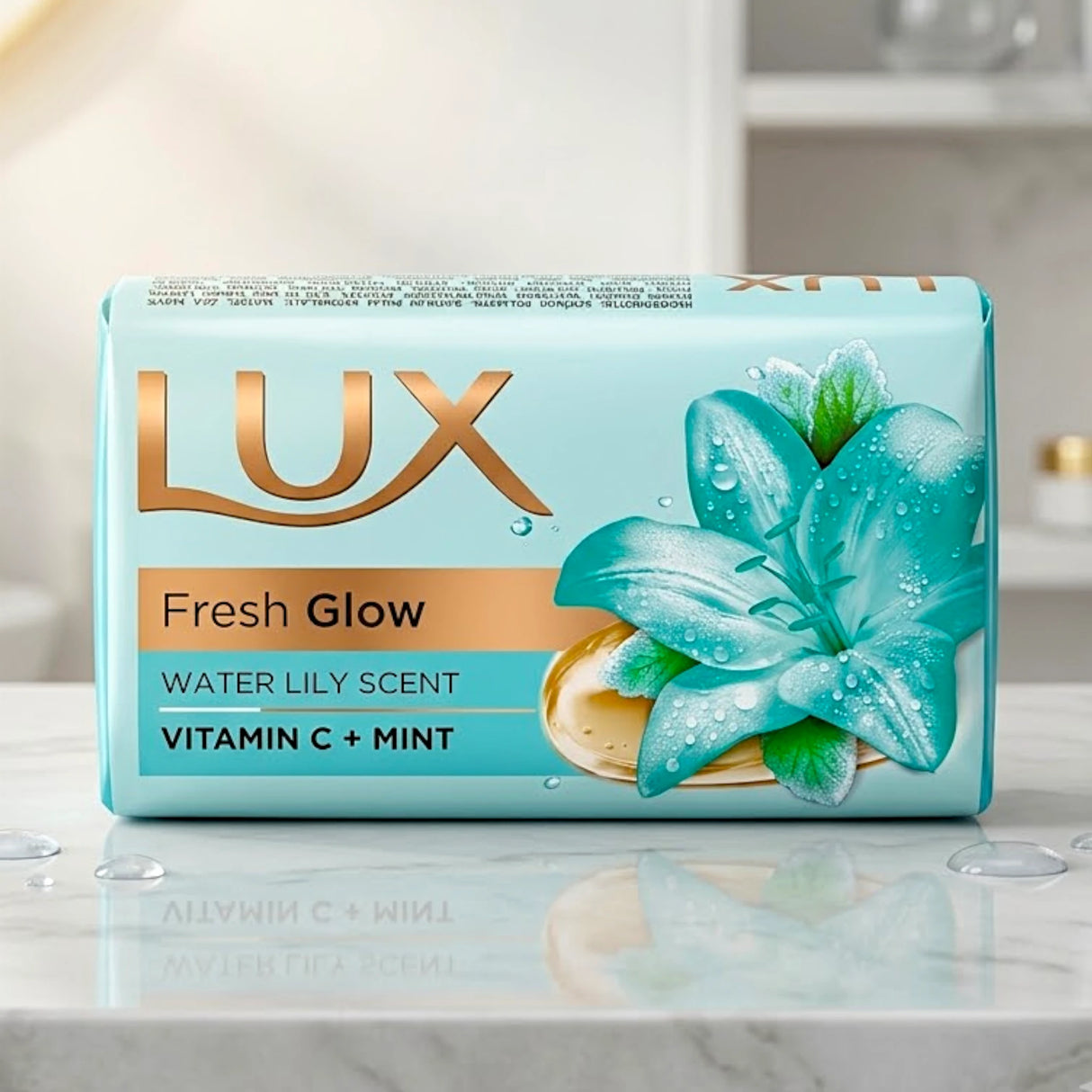 lux soap fresh glow 163g
