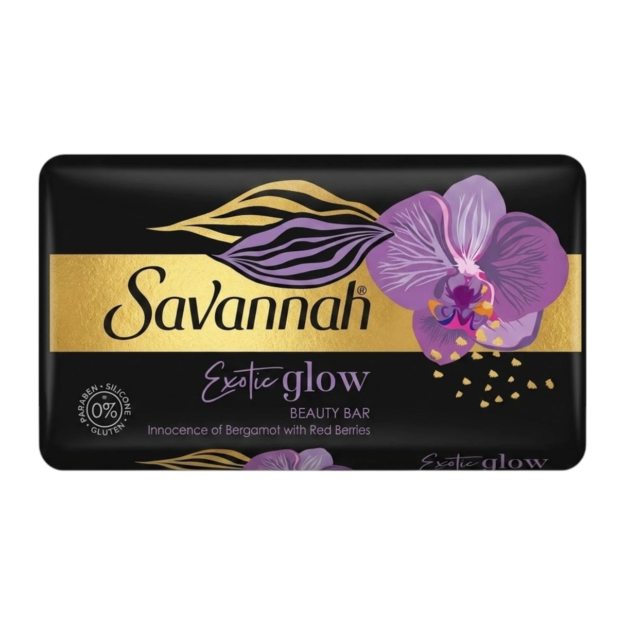 savannah soap exotic glow beauty bar 125g