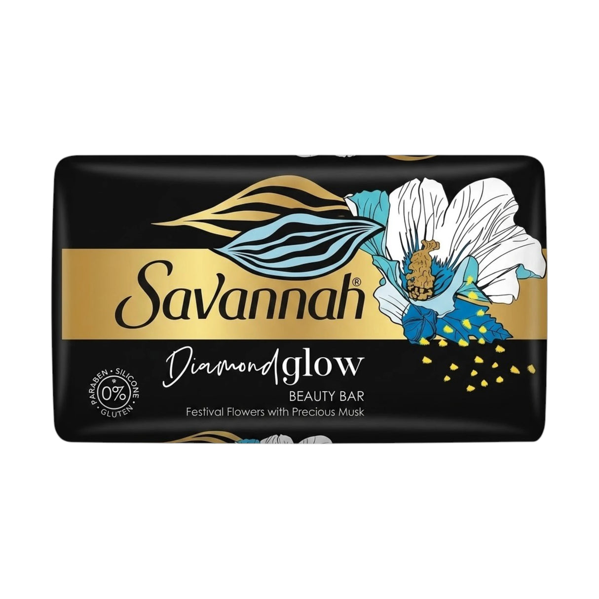 savannah soap diamond glow beauty bar 125g