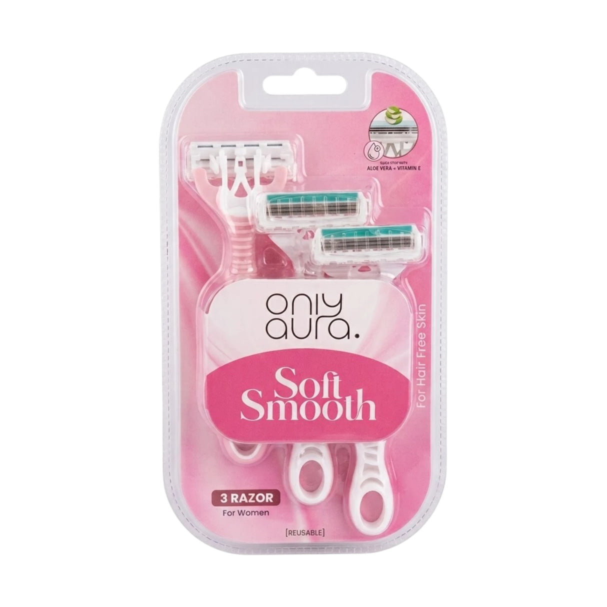 only aura razor soft smooth 3pc kl-r349l
