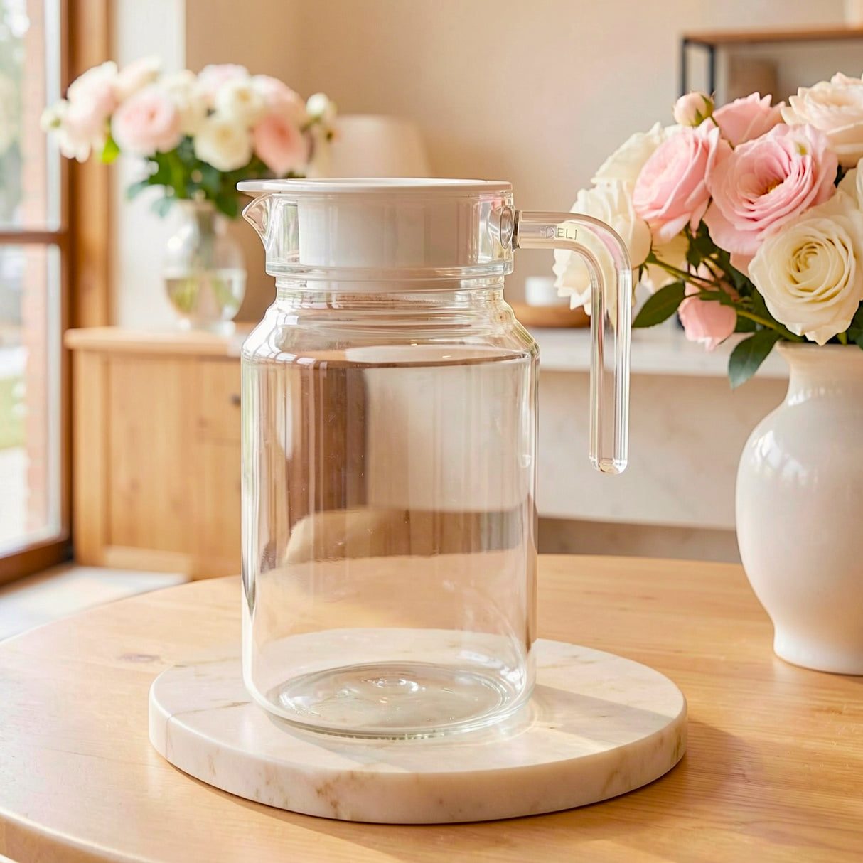 green apple glass jug 650ml pak eh1013-4