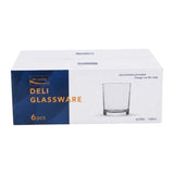 deli glass tumbler 6pc pak 82089