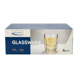 deli glass tumbler 6pc pak y6078