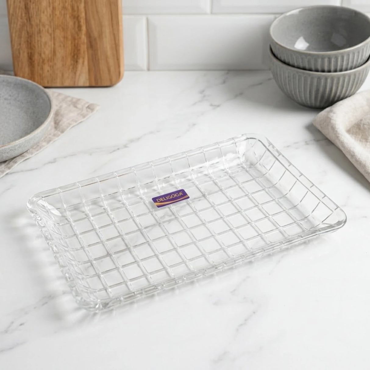 deli glass dish 11" rectangle pak dsp114-10f