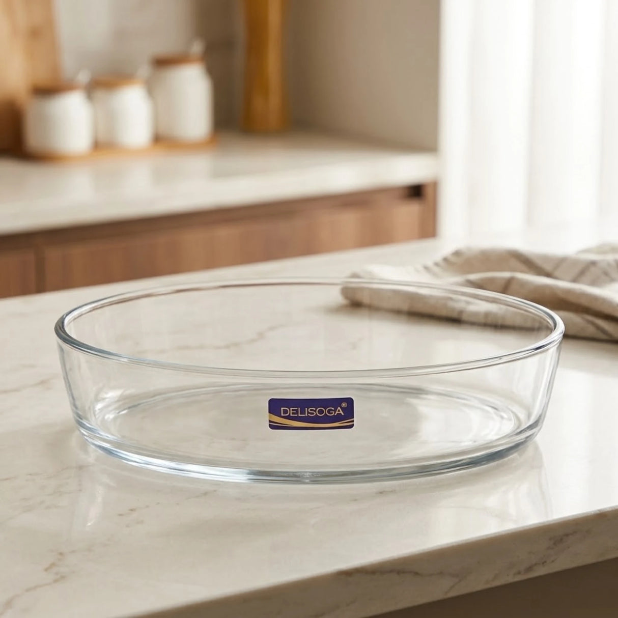 deli glass dish 8.5" oval pak p137-8.5
