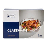 deli glass dish 8.5" oval pak p137-8.5