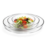 deli glass dish 3pc oval pak p137/l3