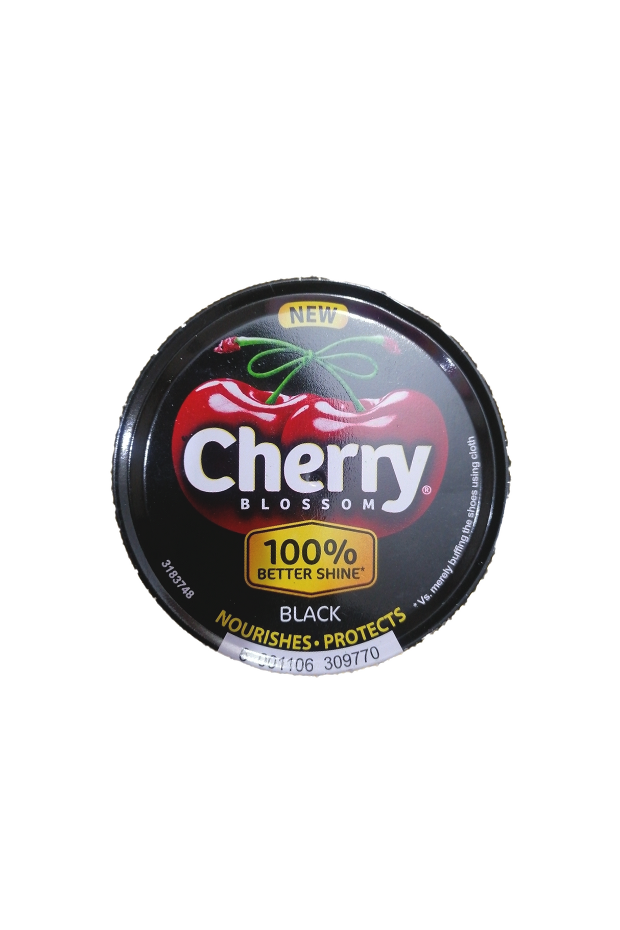 cherry shoes polish black 90ml