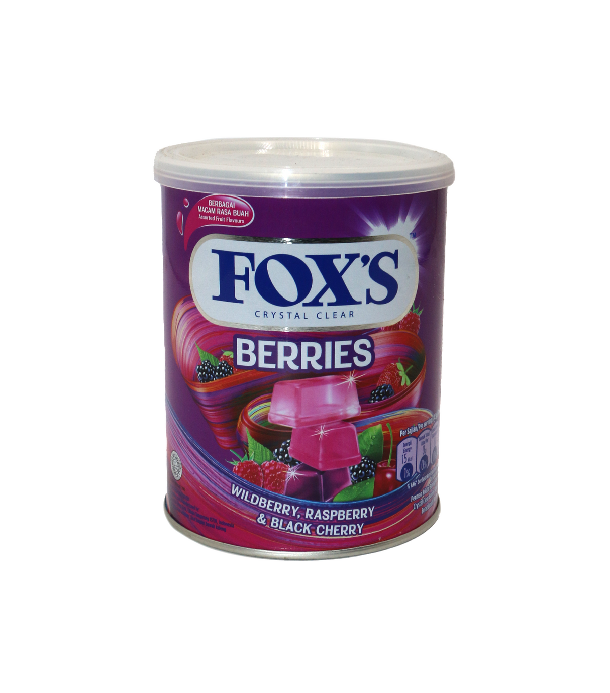 foxs candy berries 180g tin
