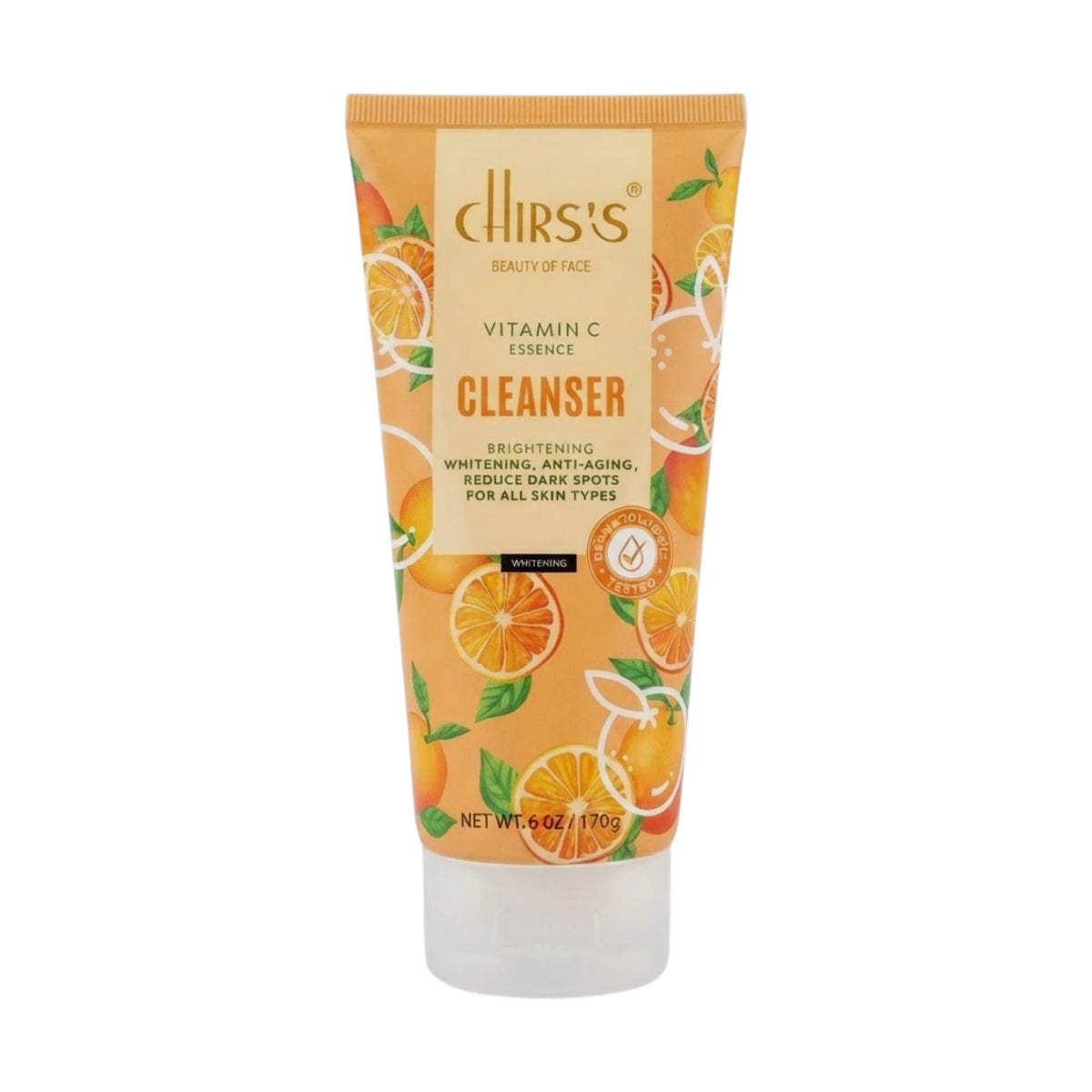 chirss face cleanser brightening vitamin c essence 170g