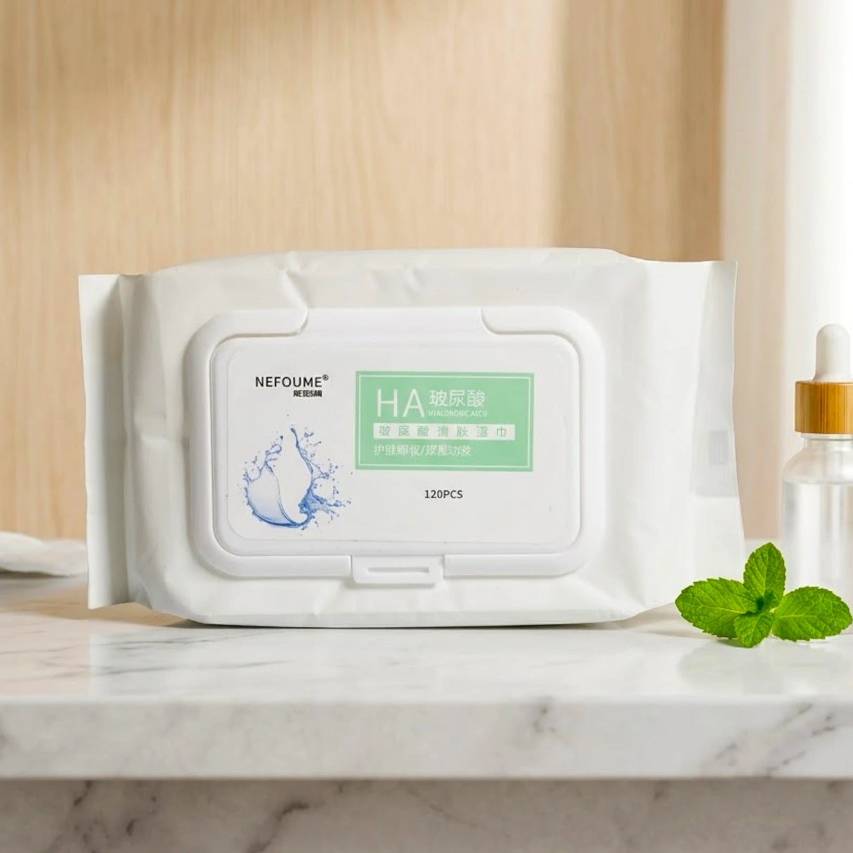 nefoume wipes hyaluronic acid 120pc