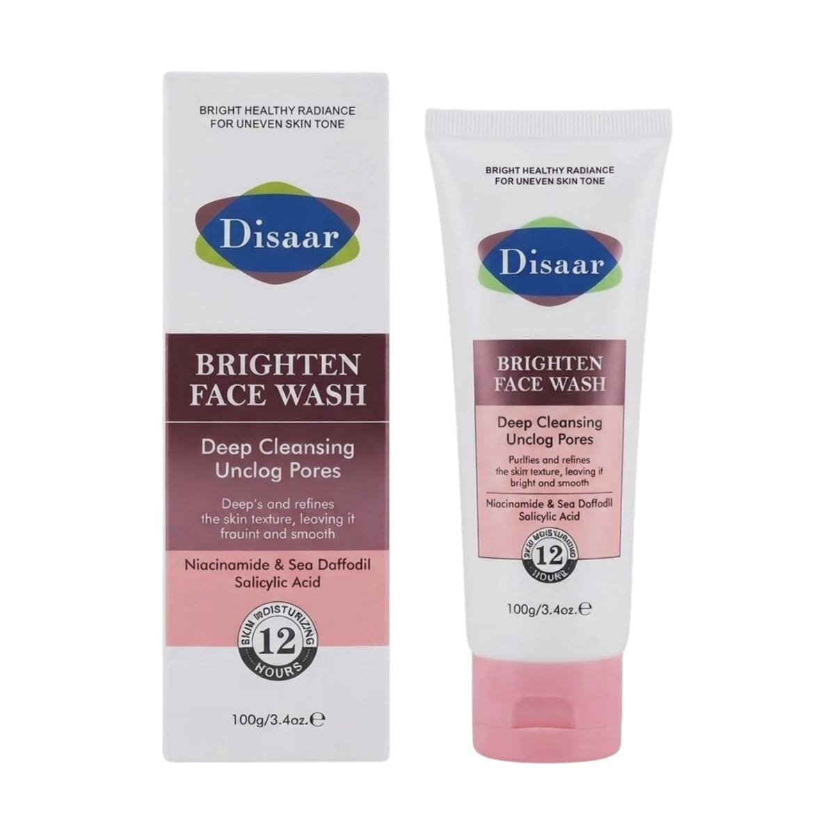 disaar face wash brighten deep cleansing unclog pores 100g ds5600