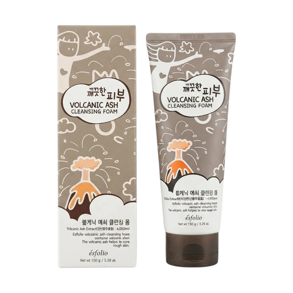 esfolio cleanser volcanic ash 150g