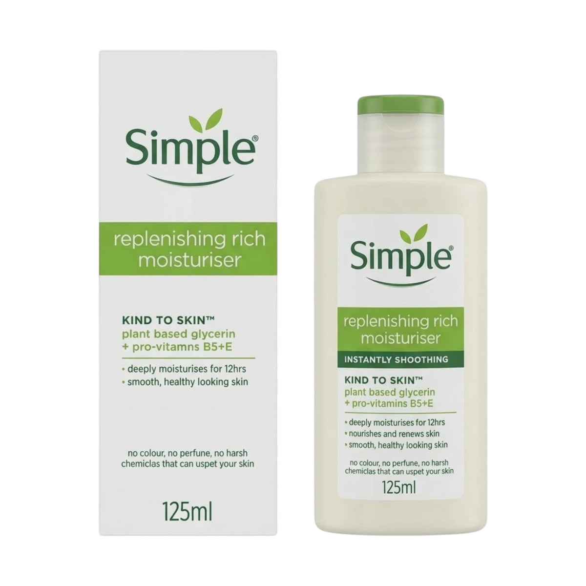 simple rich moisturiser replenishing 125ml