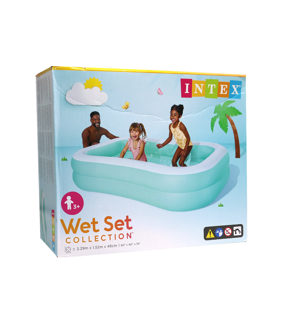intex swimming pool inflatable 90''x60''x19'' 57181