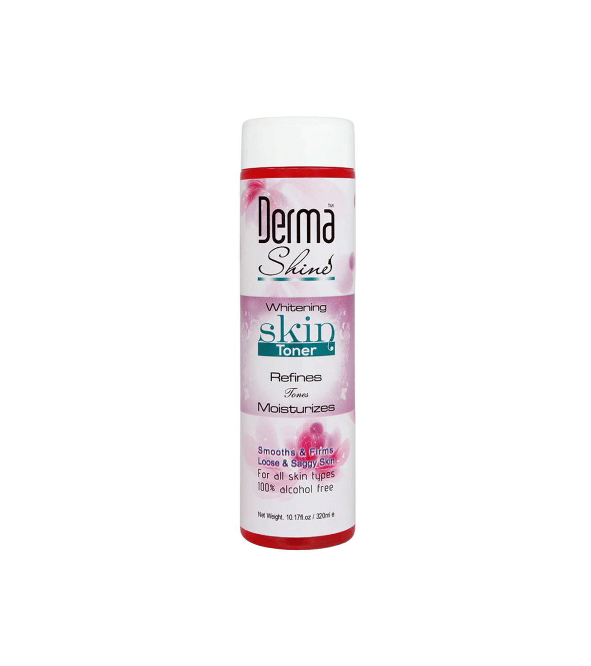 derma shine skin toner refines 320ml