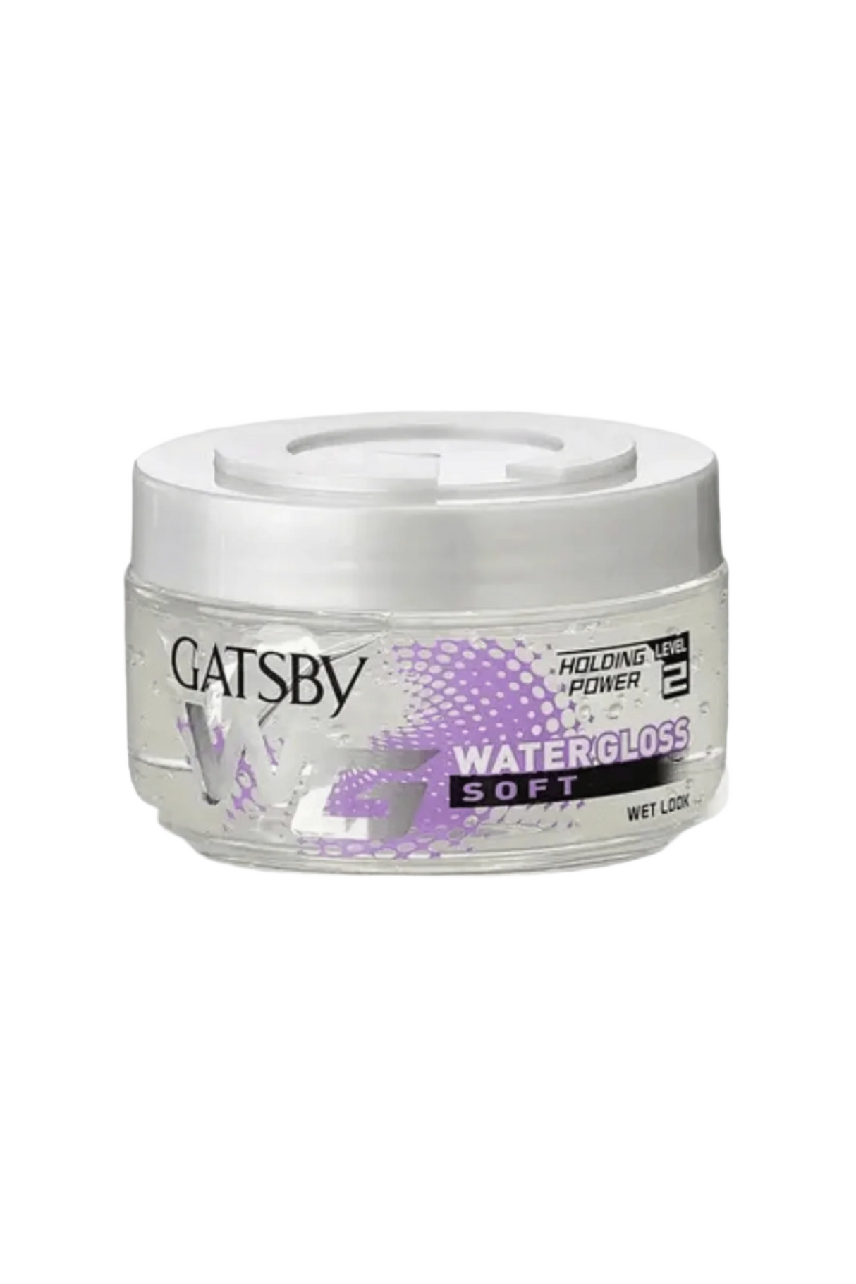 gatsby hair gel jar water gloss soft 150g