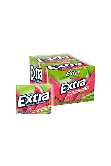 extra gum watermelon 10pc 14g poland