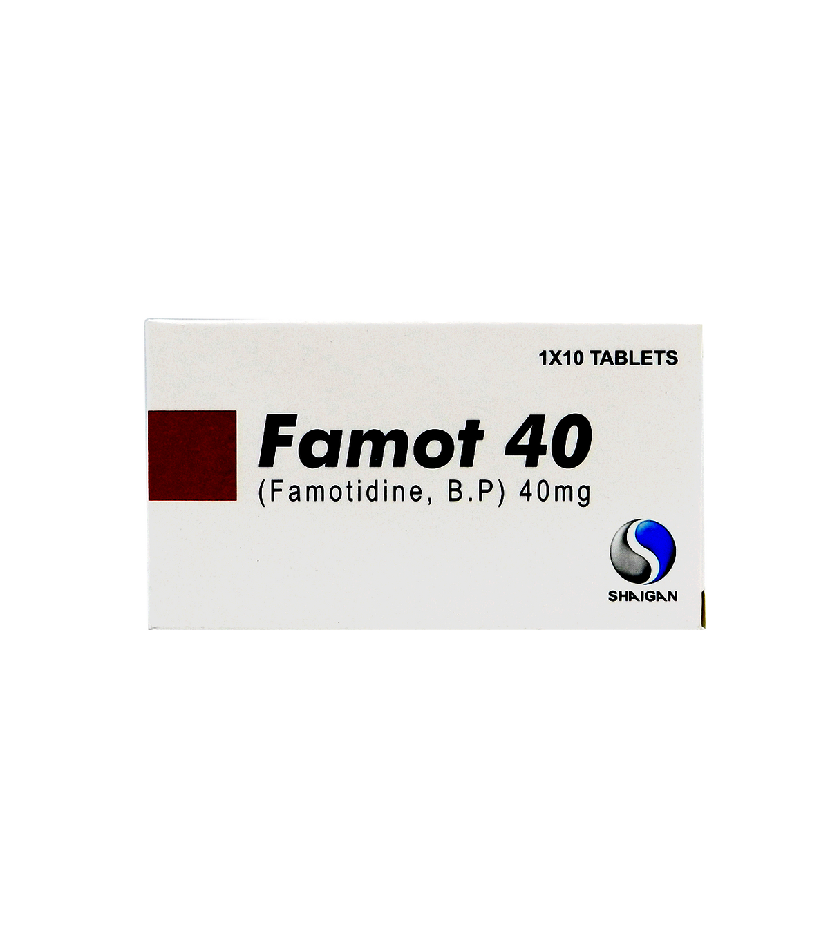 tab famot 40mg 10s