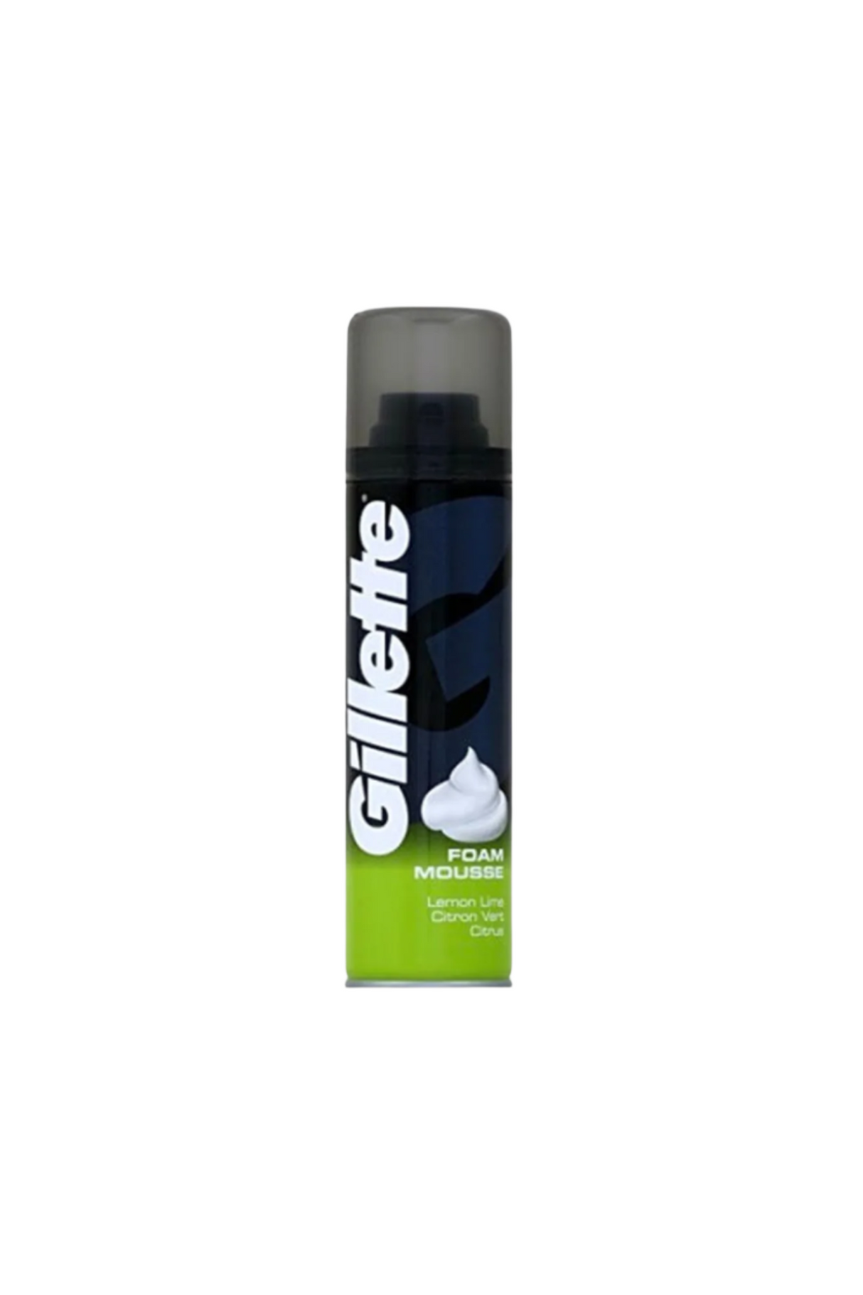 gillette shaving foam lemon lime scent 200ml