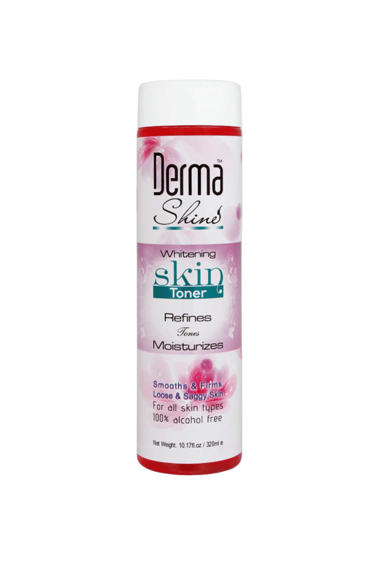 derma shine skin toner refines 320ml