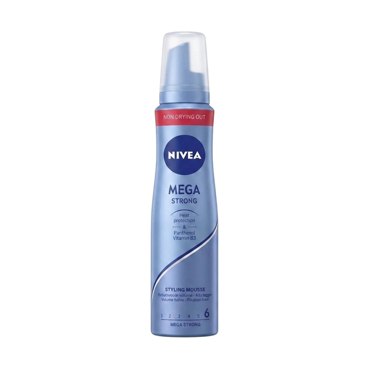 nivea hair mousse mega strong 06 150ml germany